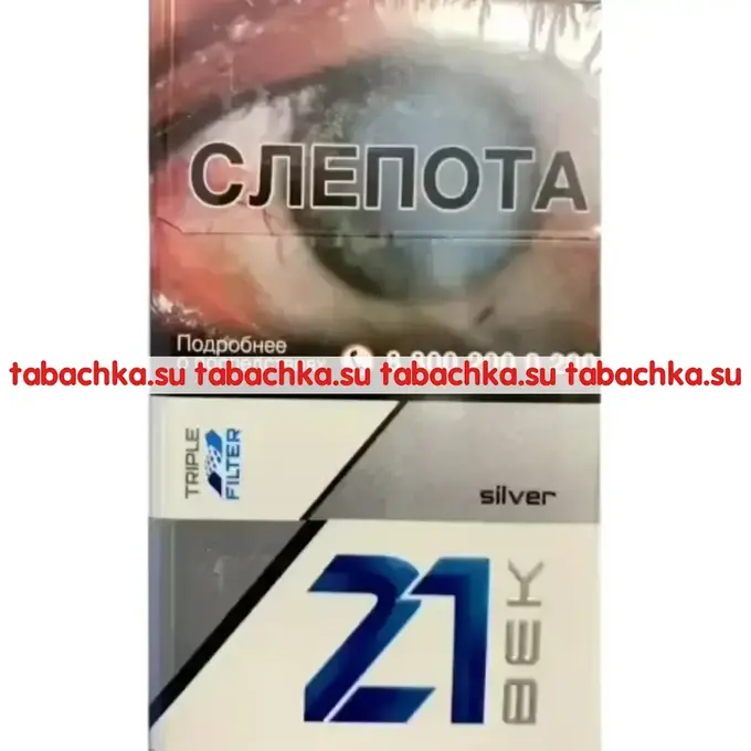 Сигареты 21 ВЕК №4 Silver